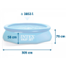 Бассейн INTEX EASY SET 28122 305х76см, 3853л, фильтр-насос 1250л/ч