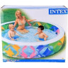 Детский надувной бассейн INTEX 56494, с цветными вставками от 6 лет