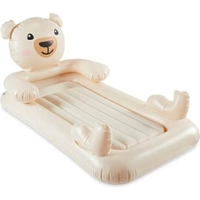 Детский надувной матрас INTEX BEAR KIDZ TRAVEL 114х178х71см с ручным насосом