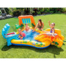 Игровой центр INTEX «ДИНОЗАВР» 57444, с распылителем, 249х191х109 см, от 3 лет