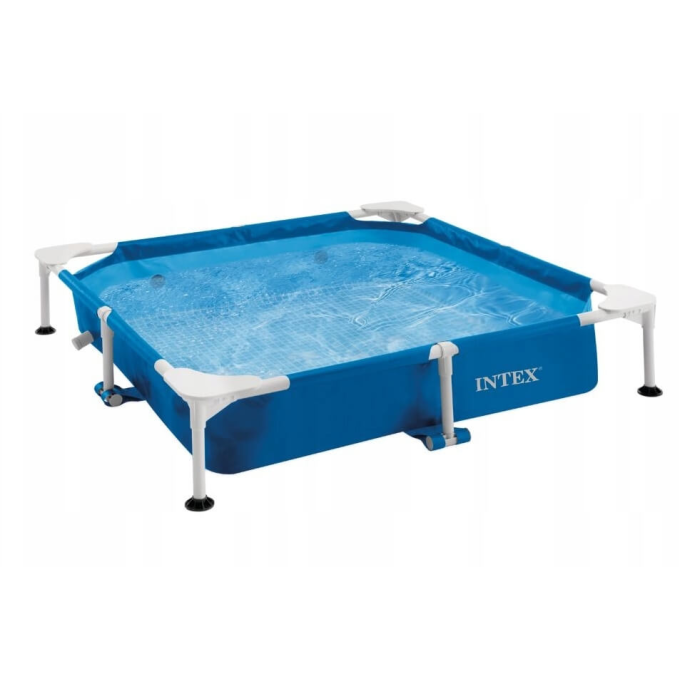 Каркасный бассейн Intex 48402 152х152х30см для животных, фил.-насос 1136л/ч, скиммер, тент, уп.1