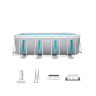 Каркасный бассейн INTEX CLEARVIEW 26770 400х200х122см, 8418л, фил.-насос 2006л\ч