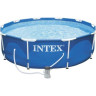 Каркасный бассейн INTEX Metal Frame 28202, 305×76 см, с фильтр-насосом