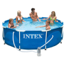 Каркасный бассейн INTEX METAL FRAME 28202 305х76см, 4485л, фильтр-насос 1250л/ч