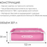 Каркасный бассейн INTEX MINI FRAME 122х122х30 см, 342 л, от 2 лет