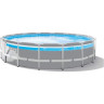Каркасный бассейн INTEX PRISM FRAME 427х107см, 12706л, фил.-насос 3785л\ч, лестница, тент, подстилка, 26722