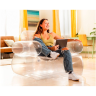 Надувное кресло INTEX TRANSPARENT ARMCHAIR 109х107х79 см
