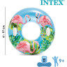 Надувной круг INTEX «ПРОЗРАЧНЫЙ» 58263 97 см, от 9 лет 3 вида