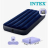 Надувной матрас INTEX CLASSIC DOWNY AIRBED FIBER-TECH 64756, 76х191х25см
