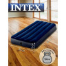 Надувной матрас INTEX CLASSIC DOWNY AIRBED FIBER-TECH 64756, 76х191х25см