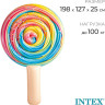Надувной матрас INTEX РАДУЖНЫЙ ЛЕДЕНЕЦ 58754 для плавания 198х127х25см