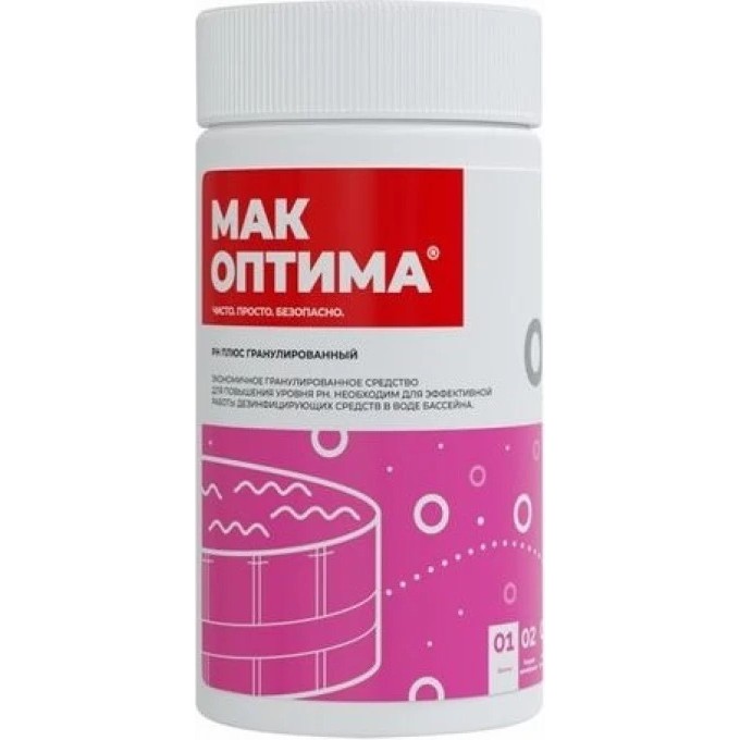 МАК ОПТИМА — гранулы для повышения pH, 1 кг