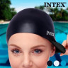 Шапка для плавания из силикона INTEX 55991, от 8 лет микс